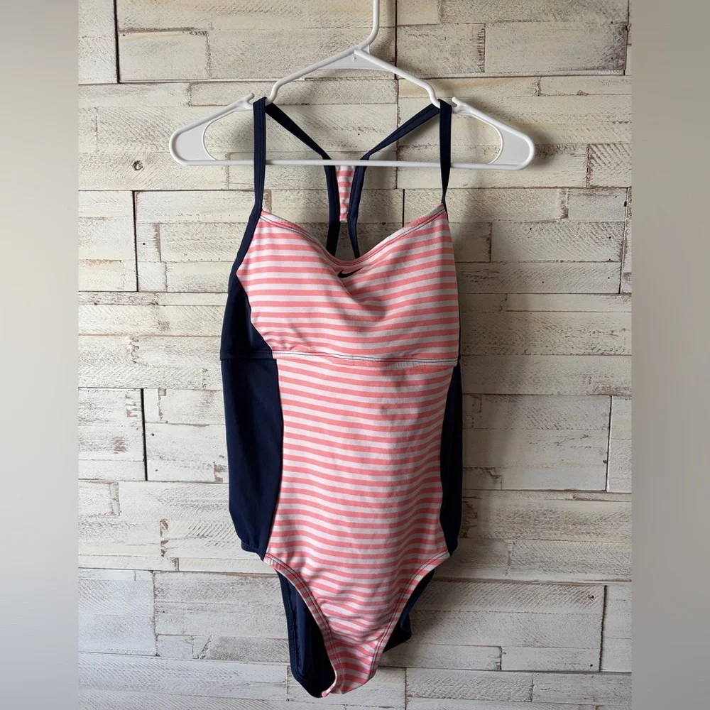 Nike Swim 1-Piece Racerback Swimsuit‎ NESS9387-654 US Women's Size Large
